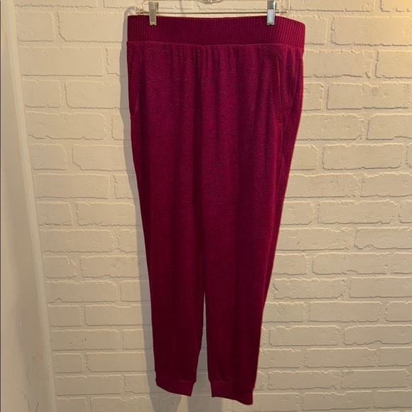 Chicos jogger Pants zenergy soft essentials orchid flower color pinky red NEW 12 - Picture 5 of 5